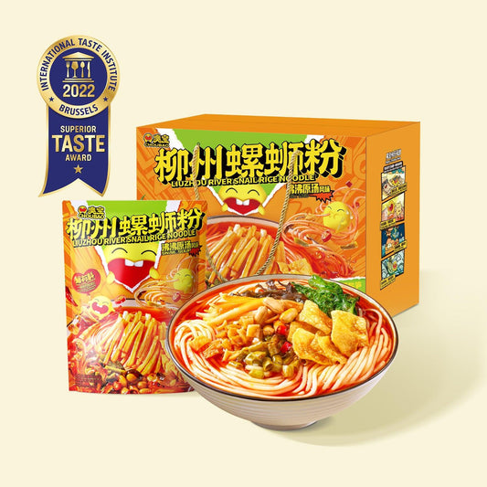 Original Flavor Liuzhou River Snail Rice Noodle Soup (Pack of 8) - Choubao